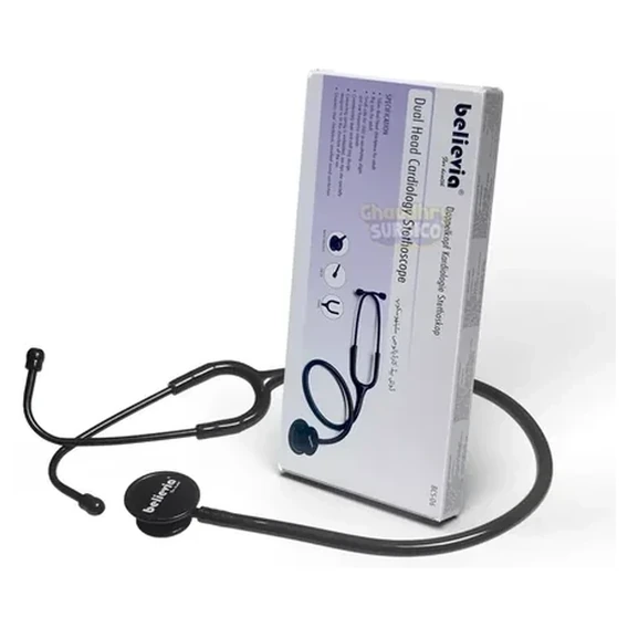 BASIC DUAL HEAD STETHOSCOPE - BLACK