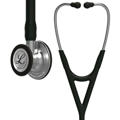 3M™ Littmann® Cardiology IV™ Diagnostic Stethoscope, 6152, Standard-Finish Chestpiece, Black Tube, Stainless Stem