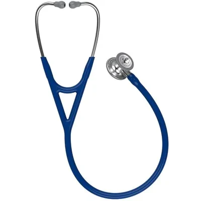3M™ Littmann® Cardiology IV™ Diagnostic Stethoscope, 6154, Standard-Finish Chestpiece, Navy Blue Tube, Stainless Stem image 2