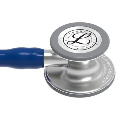 3M™ Littmann® Cardiology IV™ Diagnostic Stethoscope, 6154, Standard-Finish Chestpiece, Navy Blue Tube, Stainless Stem image 4