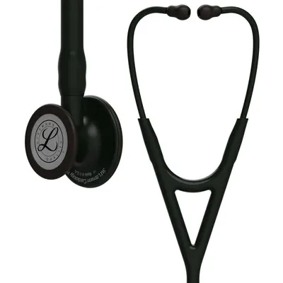 3M™ Littmann® Cardiology IV™ Diagnostic Stethoscope, 6163, Black-Finish Chestpiece, Black Tube, Stem