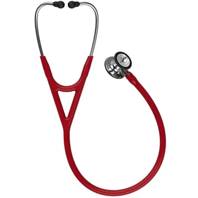 3M™ Littmann® Cardiology IV™ Diagnostic Stethoscope, 6170, Mirror-Finish Chestpiece and Stem, Burgundy Tube image 2