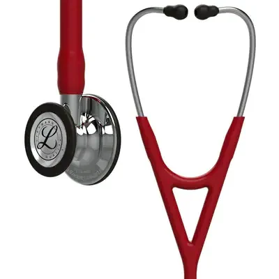 3M™ Littmann® Cardiology IV™ Diagnostic Stethoscope, 6170, Mirror-Finish Chestpiece and Stem, Burgundy Tube