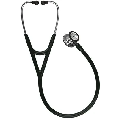 3M™ Littmann® Cardiology IV™ Diagnostic Stethoscope, 6177, Mirror-Finish Chestpiece and Stem, Black Tube alternate view image 2