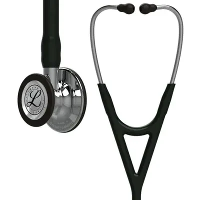 3M™ Littmann® Cardiology IV™ Diagnostic Stethoscope, 6177, Mirror-Finish Chestpiece and Stem, Black Tube