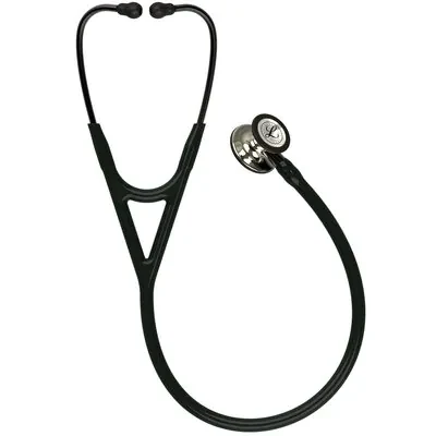 3M™ Littmann® Cardiology IV™ Diagnostic Stethoscope, 6179, Champagne-Finish Chestpiece, Black Tube, Smoke Stem image 2