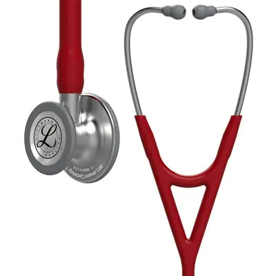 3M™ Littmann® Cardiology IV™ Diagnostic Stethoscope, 6184, Burgundy Tube, 27 inch alternate view image 2