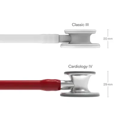 3M™ Littmann® Cardiology IV™ Diagnostic Stethoscope, 6184, Burgundy Tube, 27 inch image 4