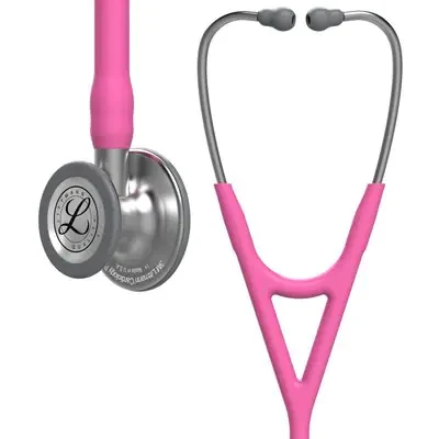 3M™ Littmann® Cardiology IV™ Stethoscope, 6159, Standard-Finish Chestpiece, Rose Pink Tube