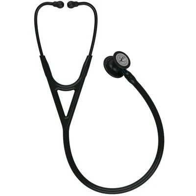 3M™ Littmann® Cardiology IV™ Stethoscope, Black Finish Chestpiece, Black Tube, Blue Stem and Black Headset, 6201 alternate view image 2