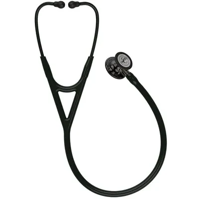 3M™ Littmann® Cardiology IV™ Stethoscope, High Polish Smoke Chestpiece, Black Tube, Champagne Stem, Black Headset, 6204 alternate view image 2