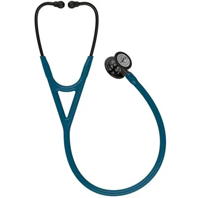 3M™ Littmann® Cardiology IV™ Stethoscope, High Polish Smoke Chestpiece, Carribean Blue Tube and Mirror Stem, 6234 alternate view image 2