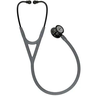 3M™ Littmann® Cardiology IV™ Stethoscope, High Polish Smoke Chestpiece, Gray Tube, Smoke Stem and Headset, 6238 alternate view image 2
