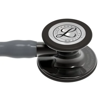 3M™ Littmann® Cardiology IV™ Stethoscope, High Polish Smoke Chestpiece, Gray Tube, Smoke Stem and Headset, 6238 image 4