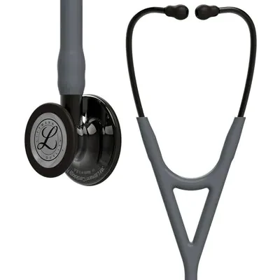 3M™ Littmann® Cardiology IV™ Stethoscope, High Polish Smoke Chestpiece, Gray Tube, Smoke Stem and Headset, 6238