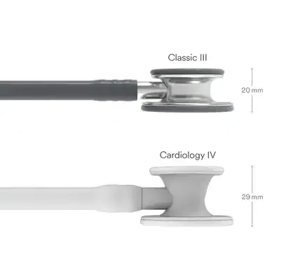 3M™ Littmann® Classic III™ Monitoring Stethoscope, 5621, Gray Tube image 3