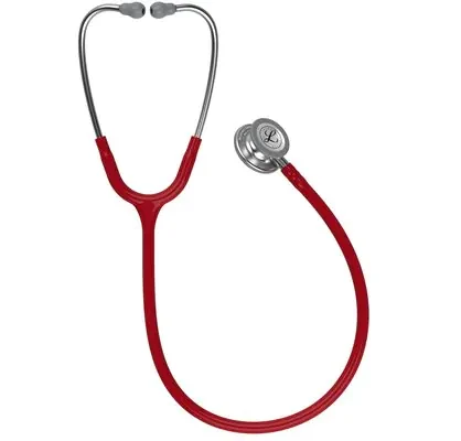3M™ Littmann® Classic III™ Monitoring Stethoscope, 5627, Burgundy Tube alternate view image 2
