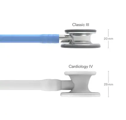 3M™ Littmann® Classic III™ Monitoring Stethoscope, 5630, Ceil Blue Tube alternate view image 2