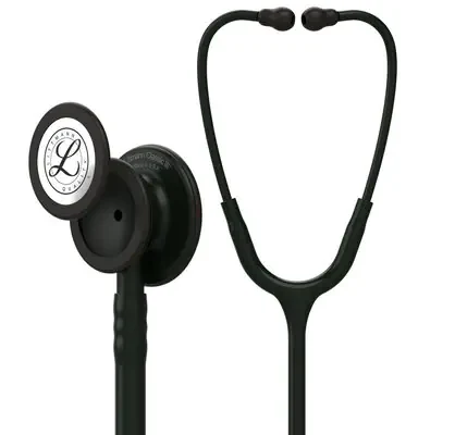 3M™ Littmann® Classic III™ Monitoring Stethoscope, 5803, Black Edition Chestpiece, Black Tube