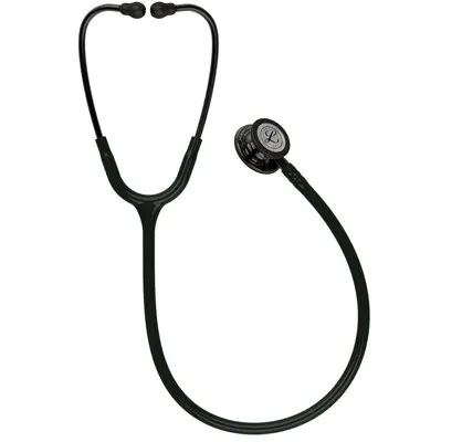 3M™ Littmann® Classic III™ Monitoring Stethoscope, 5811, Smoke-Finish, Black Tube, 27 inch image 2