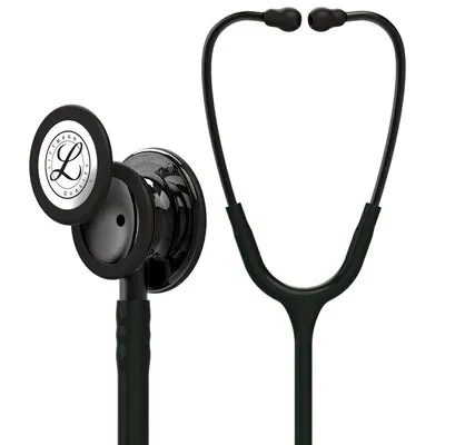 3M™ Littmann® Classic III™ Monitoring Stethoscope, 5811, Smoke-Finish, Black Tube, 27 inch