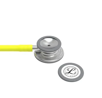 3M™ Littmann® Classic III™ Monitoring Stethoscope, 5839, Lemon-Lime Tube image 5
