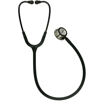 3M™ Littmann® Classic III™ Monitoring Stethoscope, 5861, Champagne - Finish Chestpiece, Black Tube, Smoke Stem