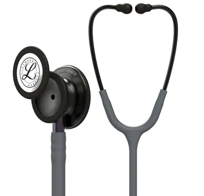 3M™ Littmann® Classic III™ Monitoring Stethoscope, 5873, Smoke Chestpiece, Gray Tube, Violet Gray Stem
