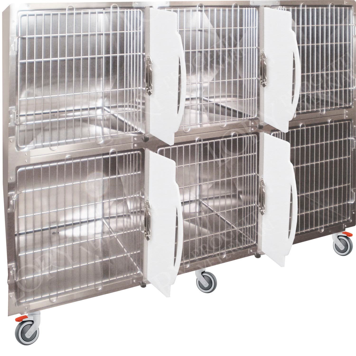 6-compartment veterinary cage GA014