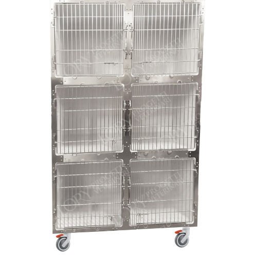 6-compartment veterinary cage GAPVC002