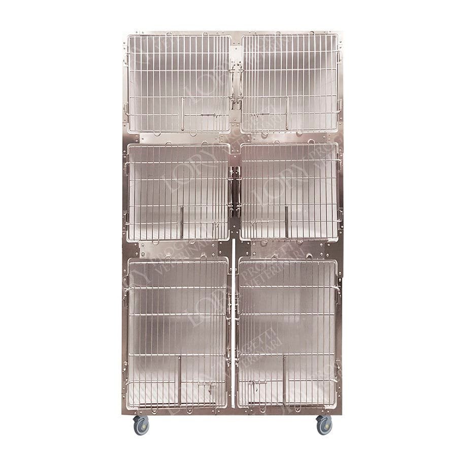 6-compartment veterinary cage GAPVC005