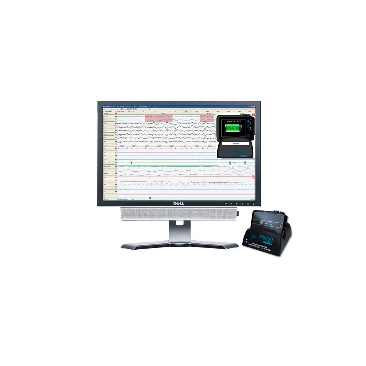 70-channel polysomnograph SOMNO HD Eco image 4