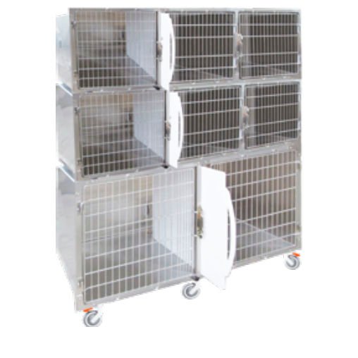 8-compartment veterinary cage GA022 image 2