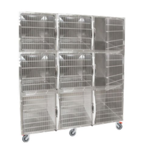 9-compartment veterinary cage GA015 image 2