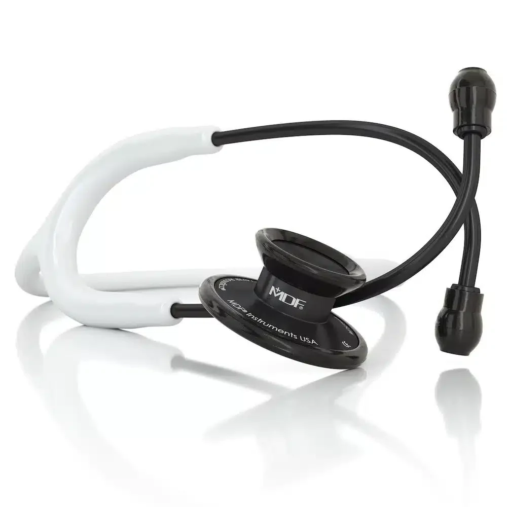 ACOUSTICA® STETHOSCOPE - WHITE/BLACK