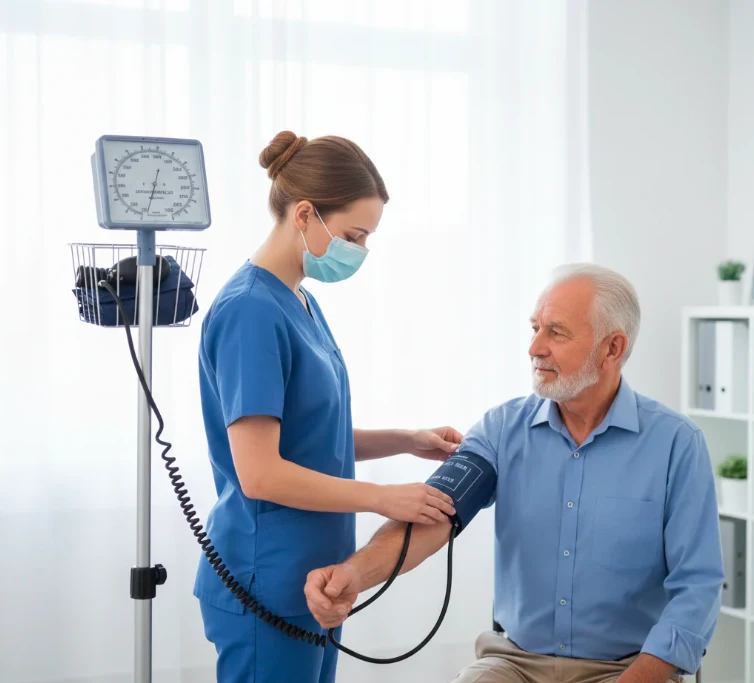 Aneroid Sphygmomanometer Blood Pressure Monitor Stand Type alternate view image 2