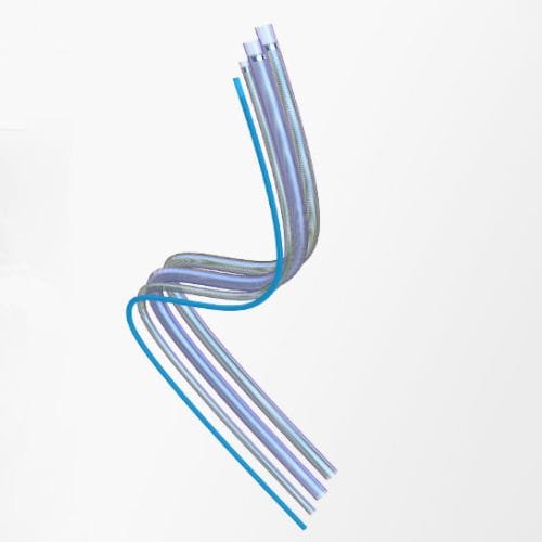 Angiography tubing