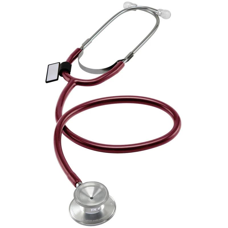 BASIC DUAL HEAD STETHOSCOPE - BURGUNDY
