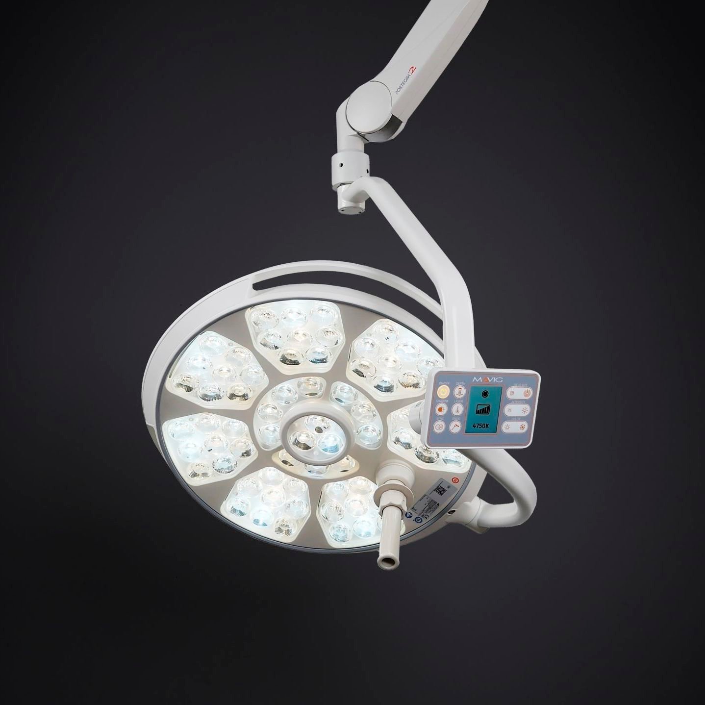 Ceiling-mounted surgical light LED6 MC
