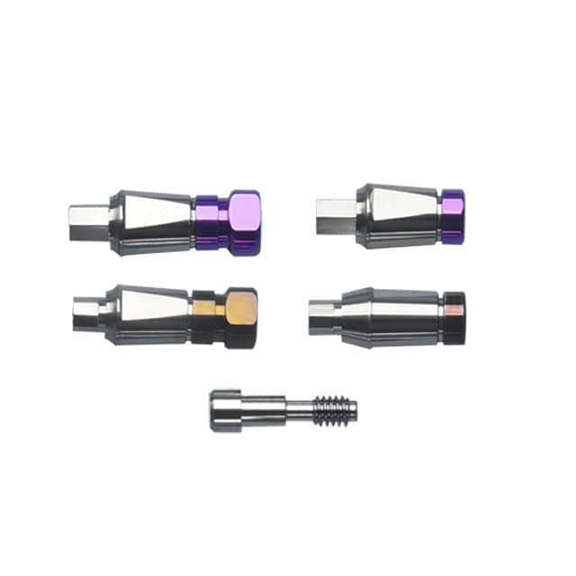 Conical implant abutment