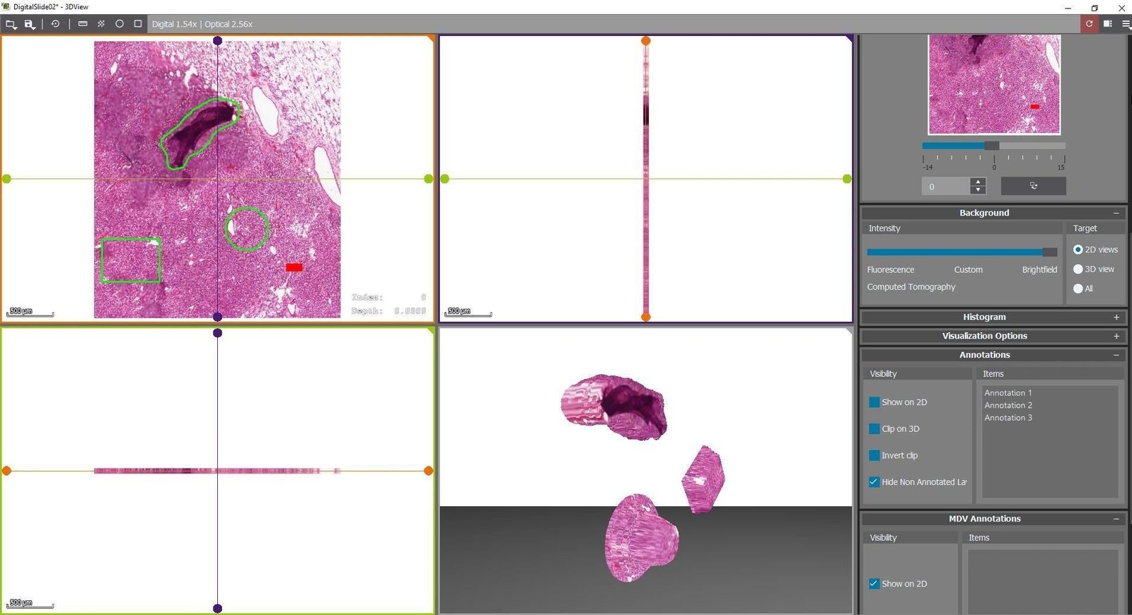 Control software 3DView image 3