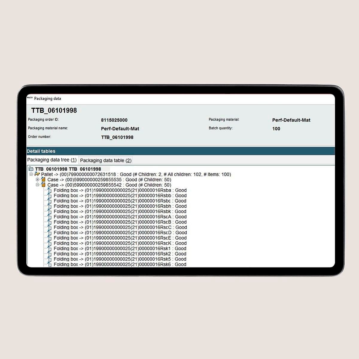 Control software PAS-X Track & Trace