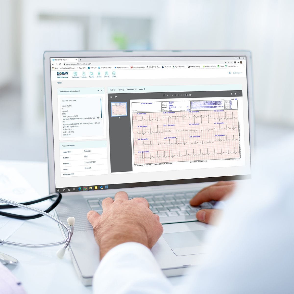 Data management software NEMS Web