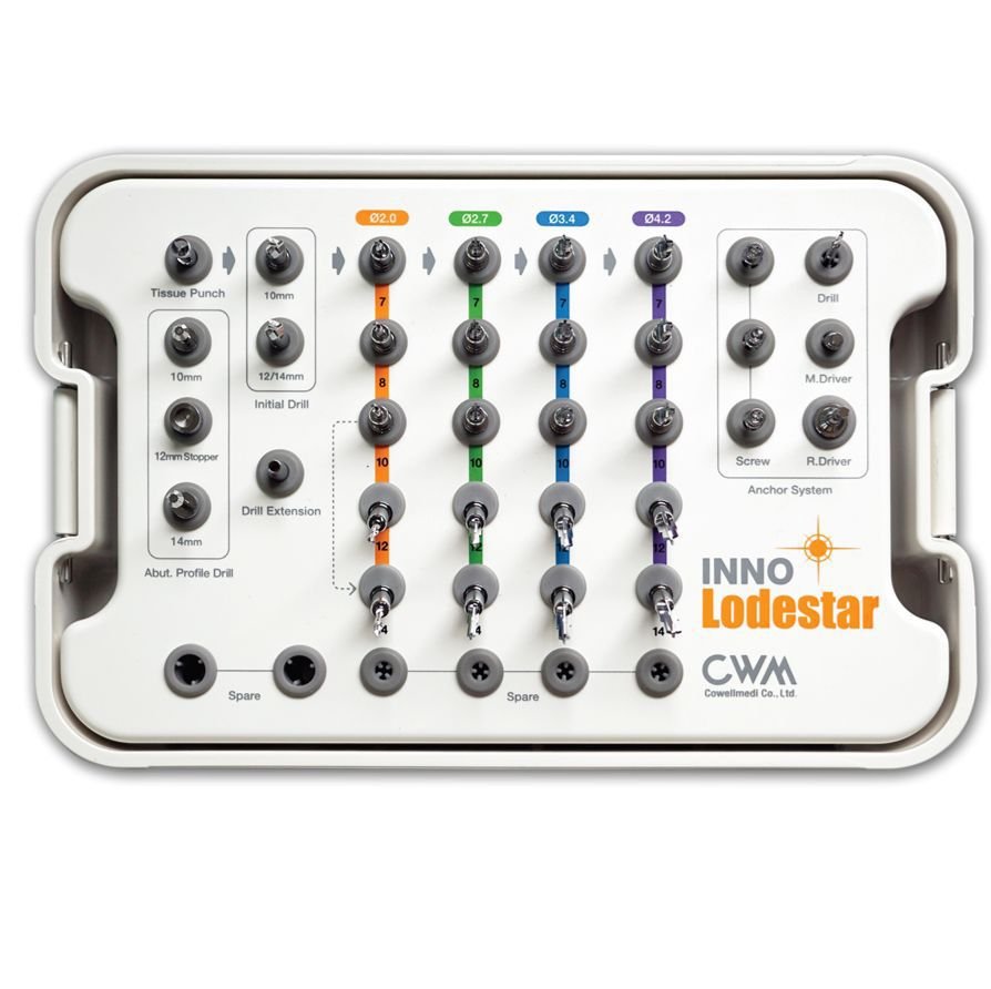 Dental implant surgery instrument kit InnoFit® Lodestar