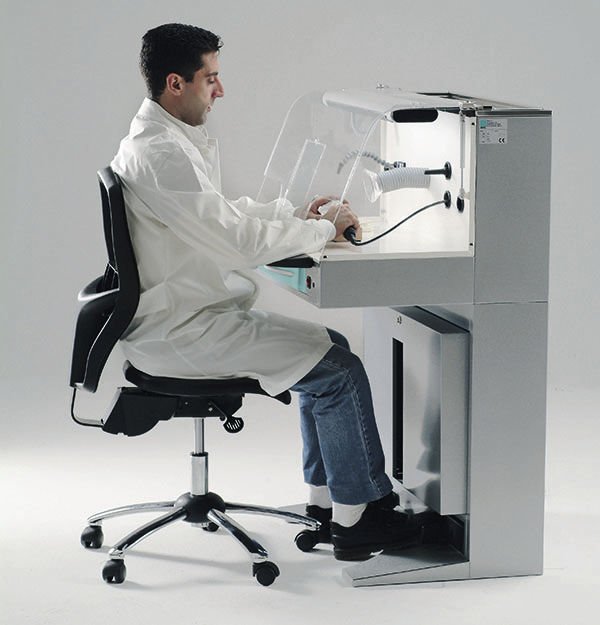 Dental laboratory workstation with light STARBOX image 3