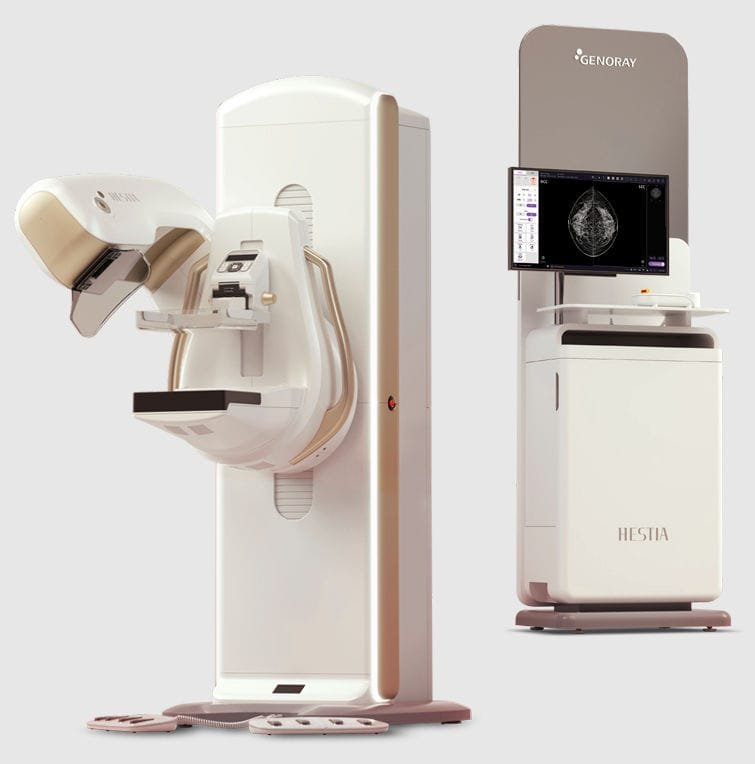 Digital breast tomosynthesis mammography unit HESTIA