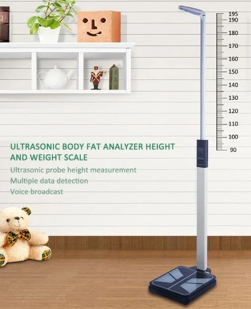 DIGITAL ULTRASONIC HEIGHT / WEIGHT & BMI MEAUSUREMENT SCALE WITH PRINTER MODEL H09 CHINA image 7