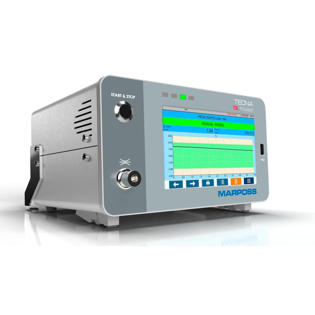 Direct leakage flow test leak tester TECNA T3LPQ
