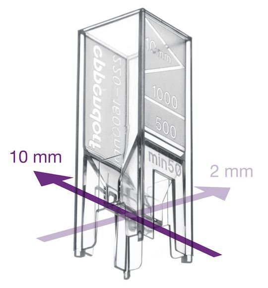 Disposable cuvette UVette® image 3