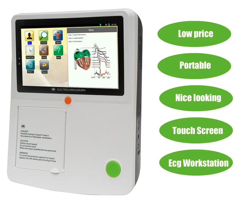 ECG MACHINE 3 CHANNEL PULSEMED N3 image 3